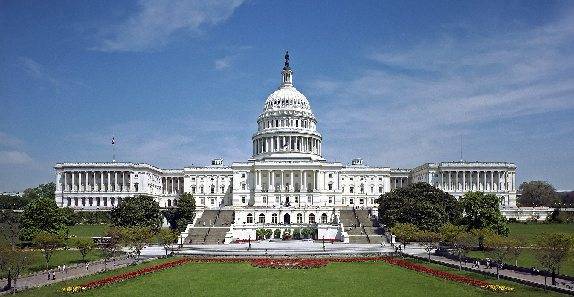 The west front of the United States Capitol.